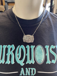 Buckle Initial Necklace