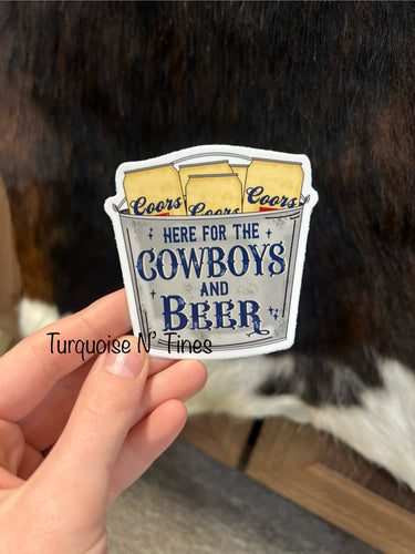 Cowboys & Beer Sticker