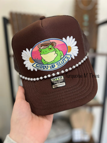 Giddy Up Hat-Brown