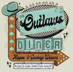 Outlaws Diner Design
