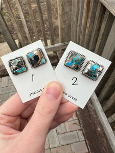 Mixed Turquoise Studs