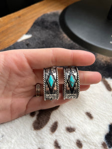 Southwestern Hoop Earrings