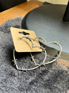 Barbed Heart Earrings