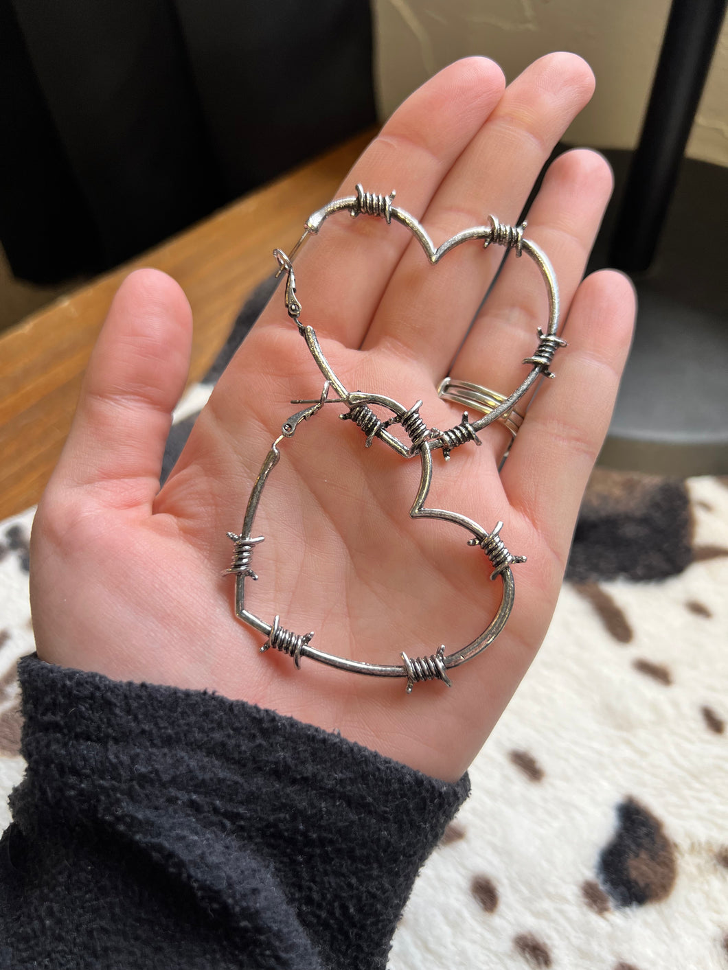 Barbed Heart Earrings