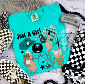 Just a Girl Tshirt