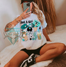 Load image into Gallery viewer, Just a Girl Tshirt