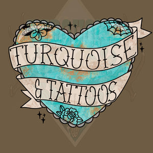 Turquoise & Tattoos Design