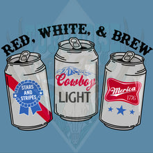 Load image into Gallery viewer, Red White Brew Design