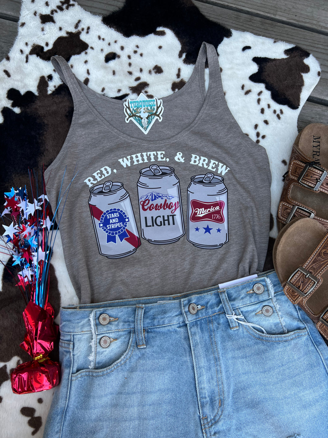 Red White & Brew Tank