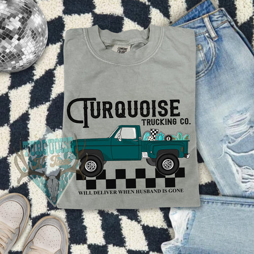 Turquoise Truck Tshirt