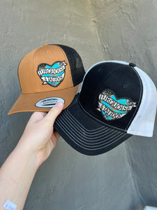 Turq & Tatts Hat