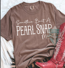 Load image into Gallery viewer, Pearl Snap man Graphic T
