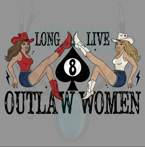 Long Live Outlaw Women PNG