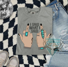 Load image into Gallery viewer, Said what I Said Tshirt