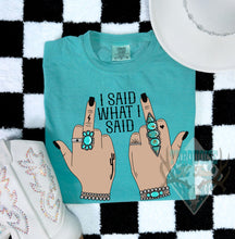 Load image into Gallery viewer, Said what I Said Tshirt