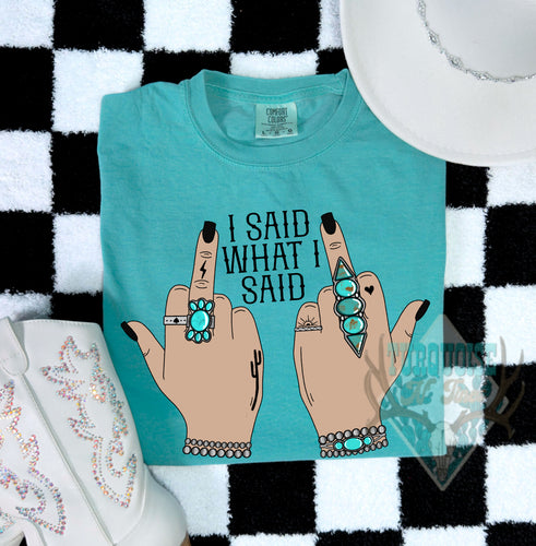 Said what I Said Tshirt