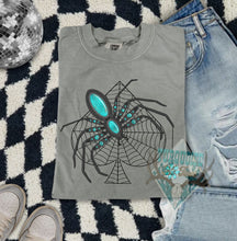 Load image into Gallery viewer, Turquoise Widow Tshirt