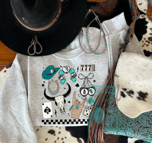 Trendy Collage Crewneck