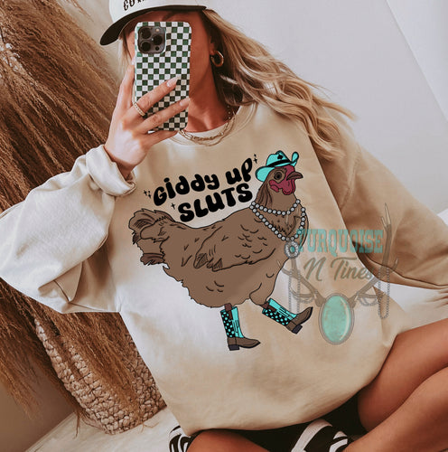 Giddy Up Sluts Crewneck